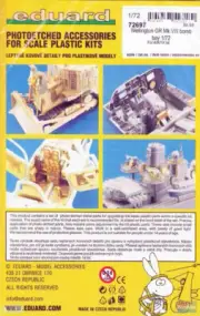 EDU72697 1:72 Eduard PE - Wellington GR Mk.VIII Bomb Bay Detail Set (AFX kit)