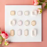 Geometric Pendant Earring Mould Soft Clay Polymer Cutter Craft Jewelry Handmade