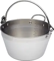 KitchenCraft Jam Pan for Induction Hob with Recipe in Gift Box, Home Made Maslin, Stainless Steel, 4.5 Litre, Silver