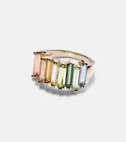 [Suzanne Kalan] Suzanne Kalan Rainbow 14kt gold ring with topazes Q multicoloured