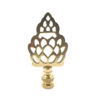 Lamp Finial Brass Pineapple Symbol (538)