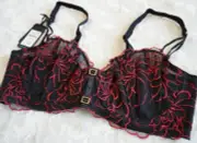 CITY CHIC Plus Size 14D /36D Bra Soft Cup Alexa Black Sexy Lingerie XS 14