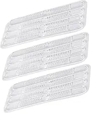 MOKKHNB 5 Sets Clear Gel Heel Grips Durable Slip Shoe Strap Holders for High Heels Sandals Transparent Adhesive Cushion Inserts for Men Women Flexible Protection Against Blisters
