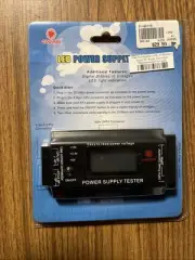 Coolmax 20/24pin Computer Power Supply Tester PS-228 with LCD Display NEW SEALED