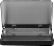ERINGOGO Metal Tin Box Hinged Lid Card Organizer Small Storage Sports Card Jewelry Mini Portable Tinplate Rectangular Candy Box Daily Use