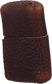 [Baluue] Handmade Vintage Lighter Case Cigarette Lighter Sleeve Portable Smoke Protector for Outdoor Travel