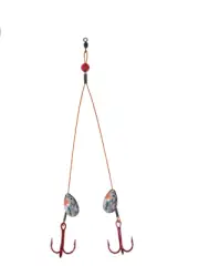 Northland Tackle Quick Strike Predator Rig #2 Silver Shiner Pike Leader PRYH2-NR