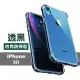 iPhone XR 6.1吋 透明黑四角防摔氣囊手機殼(iPhoneXR手機殼)