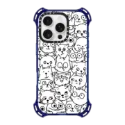 iPhone 16 Pro Bounce Case MagSafe Compatible Cats Selfies Black & White