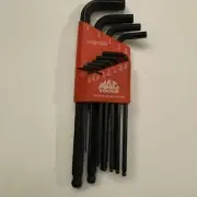 Mac Tools 13-PC. SAE Long Arm Ball-End Hex L-Key Set SHKS13CE - New Old Stock