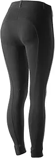 [HORZE] 38" Ella Womens Pull ON Knee Patch Breeches Soft Slightly Stretchy Black