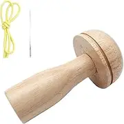 Darning Mushroom | Wooden Darning Loom Machine - Sock Darning Kit, Darning Supplies Kit Lovely Wood Mushroom Darner for Sewing Darning Needle Darning Mushroom for Sewing at Home Strop-au
