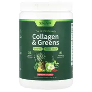 Snap Supplements, Collagen & Greens, Raspberry, 11.34 oz (321.6 g)
