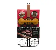 New Charcoal Companion Mini Burger "Sliders" Grilling Set Gourmet Griller