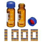 1000pcs 2ml Autosampler Vial HPLC/GC Vials 9-425 Lab Amber Vials Sample