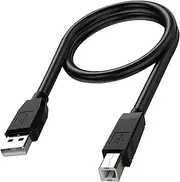 USB Printer Cable, tunghey USB 2.0 Scanner Cord Type A-Male to B-Male Cable for Printer/Scanner (1M)