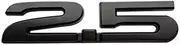 SCPCKZETZN 3D Metal Silver Black Logo 2.0 2.5 Emblem Car Badge Trunk Decal Fit for Mazda 2.0 2.5 Stikcer Accessories(Black 25)