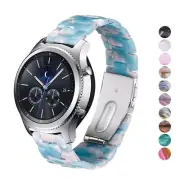 20MM Resin Stainless Steel Watch Band For Samsung Galaxy Watch Active 2 S2