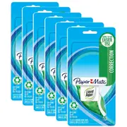Papermate Liquid Paper Correction Tape Dryline Grip Box 6