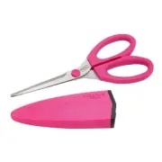 NEW WILTSHIRE STAYSHARP KITCHEN SCISSORS WITH SHARPENER Sharpening PINK