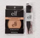 e.l.f. Primer-Infused Bronzer- Forever Sunkissed & Putty Primer Applicator Brush
