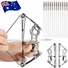 6" Mini Compound Bow Arrow Set Toy Gift Archery Bow Practice Shooting Target