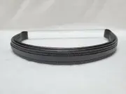 High quality Empty Channel Brow band - 1 1/2" loops - Black Custom Beaded Bling