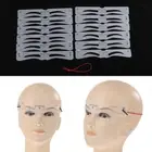 12Pcs Silicone Eyebrow Sticker Eyebrow Template Thrush Artifact Makeup Tooio
