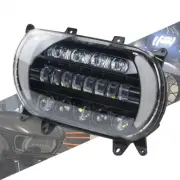 Motorcycle LED Headlight w/ Turn Signal For Harley Davidson Electra Glide Ultra