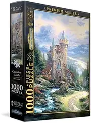 MJM Australia Harlington Thomas Kinkade Guardian Castle Jigsaw Puzzles 1000-Piece Set
