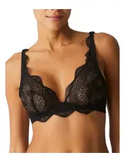 [Simone Perele] Karma Wirefree Triangle Bra in Black
