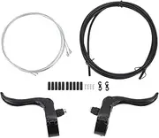 Bike Brake Cable Set Bicycle Shifter Cable Kit with Levers Clip BL329T for Mountain Road Bikes (黒)