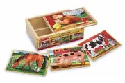 Melissa & Doug - Farm Animal Puzzles in a Box (MND3793)
