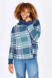 Check Pea Coat--ZP-ZP1952