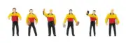 NEW ! HO Faller Figures 151611 SIX Parcel Delivery Workers : SHIPS from CHICAGO