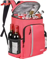30-Can Insulated Backpack Cooler: Leakproof & Waterproof for Outdoor Adventures