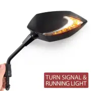 Mirror LED white + amber running indicator Neat arm for HD CVO Softail Springer