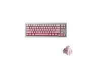 Akko MonsGeek M7W Silver Ice Cream Pink Switch Mechanical Aluminum Keyboard (Fully Assembled)