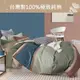 【eyah】深藍美學 台灣製100%極致純棉床包 (床單/床包) A版單面設計 簡約大方