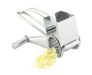 Avanti Manual Stainless Steel Rotary Drum Cheese Grater/Parmesan/Dishwasher Safe