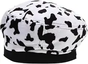 [LIFKOME] Cow Beret Autumn Berets Cloche Wide Brim Hat Brimmed Women Beanies Fedora Cap Cold Bucket Hat Sombreros Hats for Men Sun Newsboy Straw Hats Hat Clip Fall Warm Flannel Material