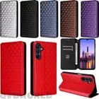 For Samsung M16 M56 A52 A51 A50 A71 A52 Diamond Pattern Wallet Case Phone Cover