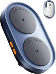 Dual Turntable Mouse Jiggler Silent Mechanical Movement with Random Function, Un