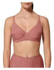 [Simone Perele] Artifice Plunging Underwired Bra in Pink