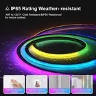New LED Neon Rope Lights Gaming Light IC-RGB Light Strip, 16.4 ft Alexa Colors