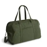 Vera Bradley Performance Twill Large Miramar Weekender Bronze Green