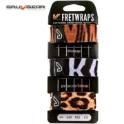3-PACK Gruv Gear FretWraps String Muters Dampeners Medium Wild Animal Print