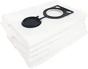 6X Vacuum Fleece Filter Bag Compatible with Bosch 2605411167, Metabo ASA 32, 602013000, ASR 2025, ASA 2025, ASR 35L, ACP & ASR 35M ACP, ASA 32 L 1200W All-Purpose Vacuum Cleaner