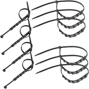 GETAJGHSD 10pcs Snow Tire Chain Durable Skid Chains for Motorcycle Electric Wheelers Quick Installation for Enhanced Traction Snow Ice Conditions
