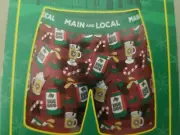 New Egg Nog Mens Boxer Briefs. Size Large.